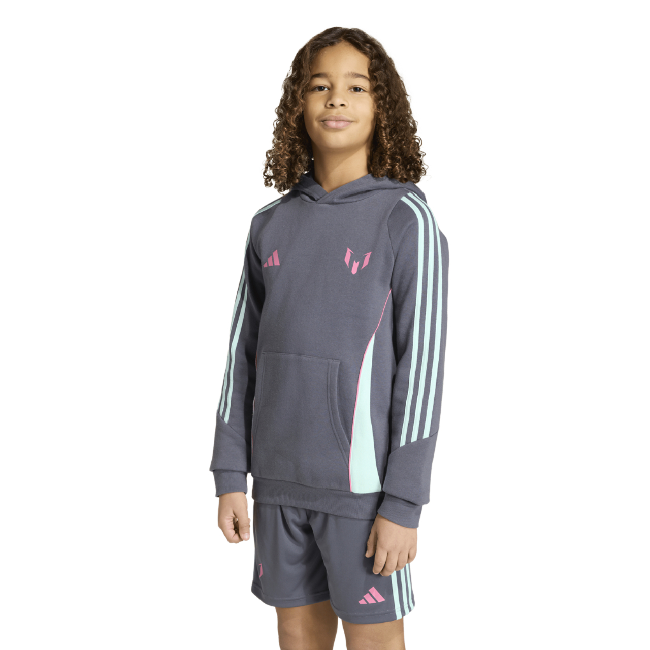 adidas Messi Soccer Hoodie Image 1 of 4. Tap to open photo gallery.