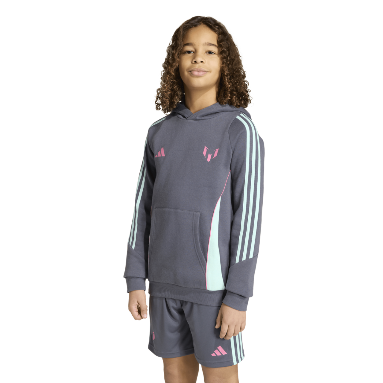 adidas Messi Soccer Hoodie Image 1 of 4. Tap to open photo gallery.
