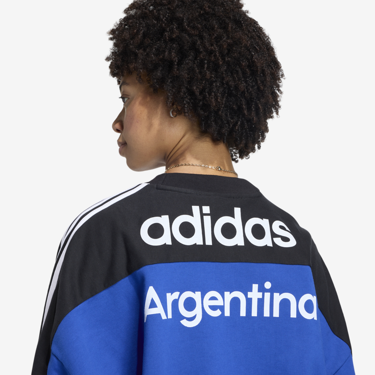 adidas Argentina Cutline Crew Sweater Image 4 of 4. Tap to open photo gallery.
