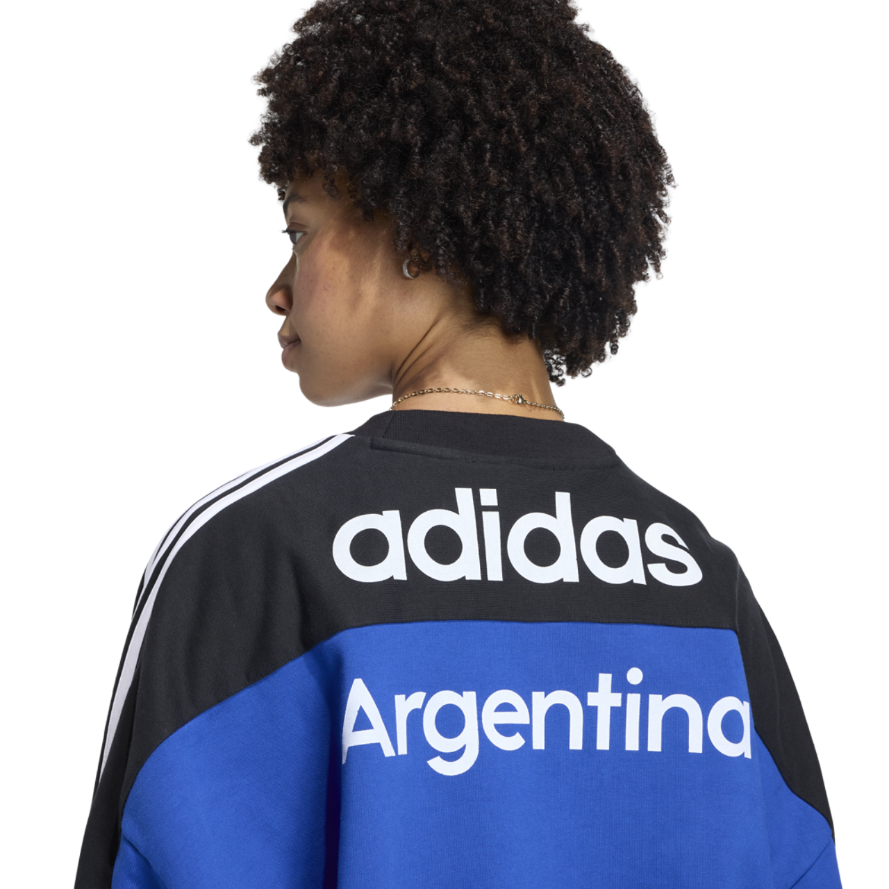 adidas Argentina Cutline Crew Sweater Image 4 of 4. Tap to open photo gallery.