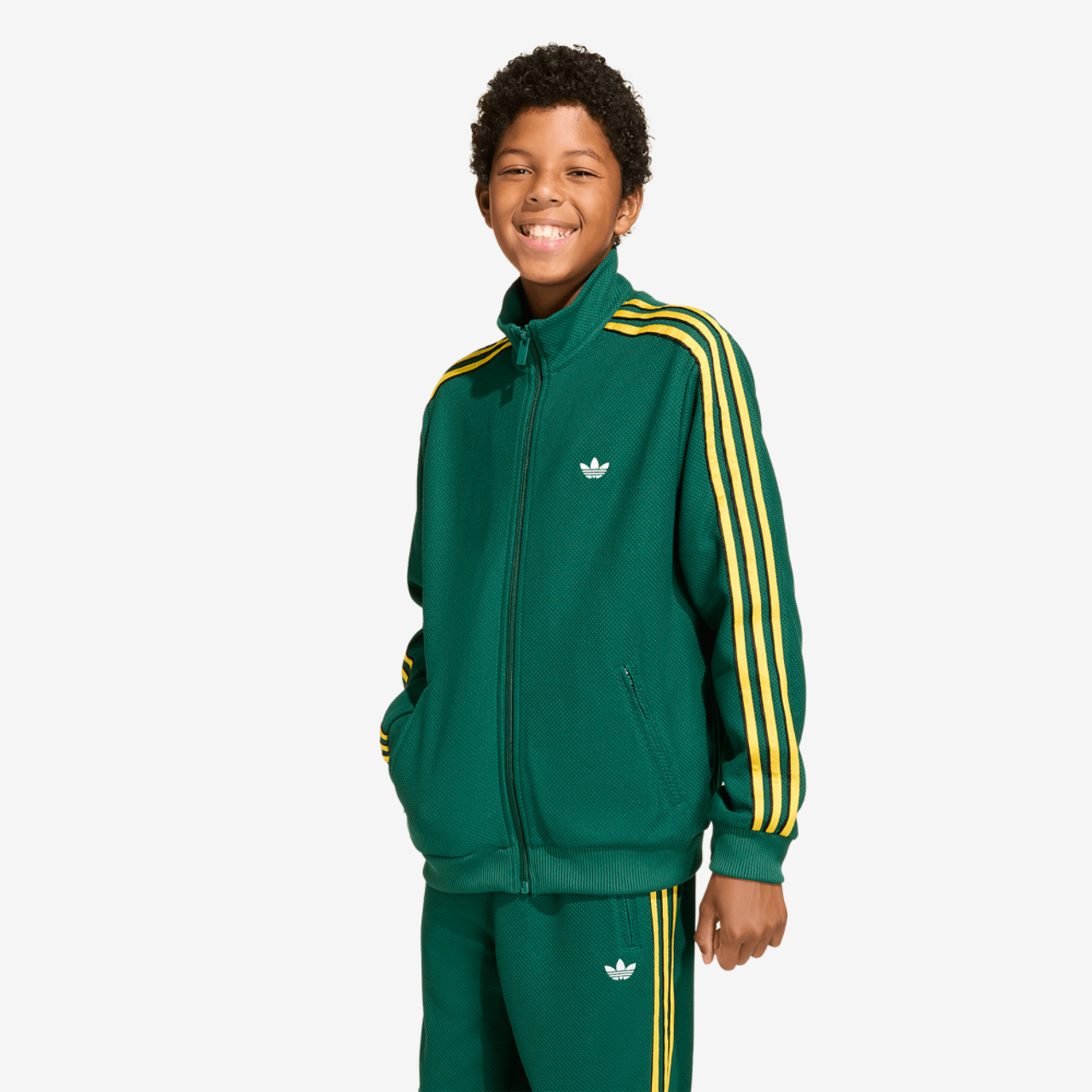 adidas Originals Firebird Loose Double Knit Track Top Image 1 of 6. Tap to open photo gallery.