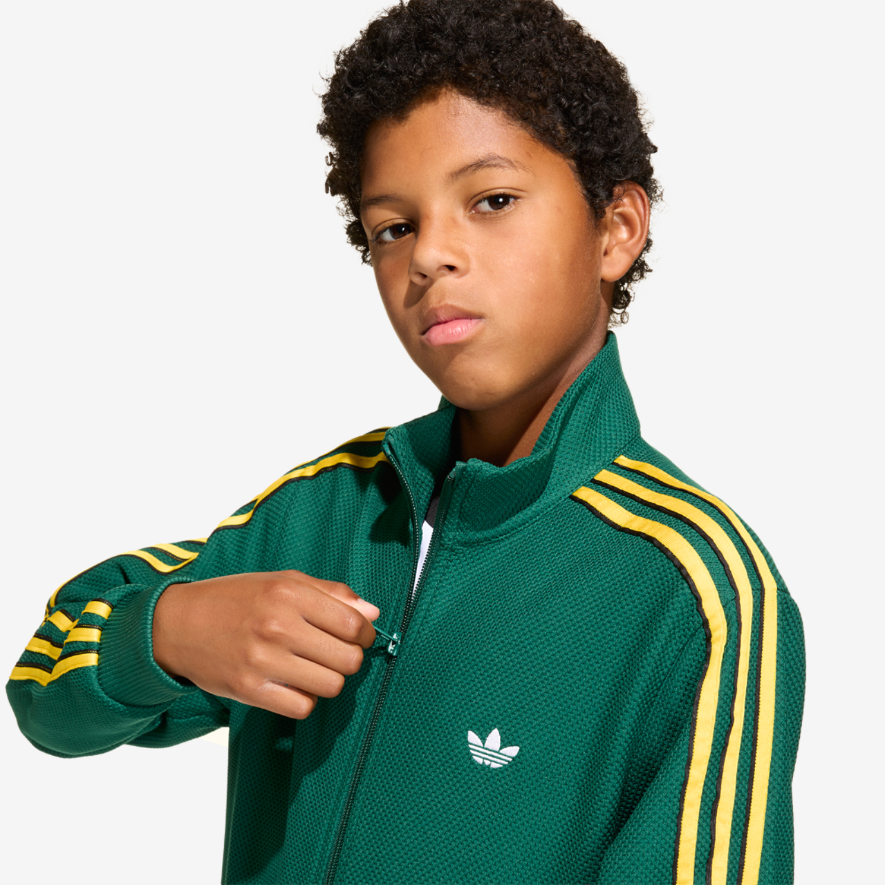 adidas Originals Firebird Loose Double Knit Track Top Image 3 of 6. Tap to open photo gallery.