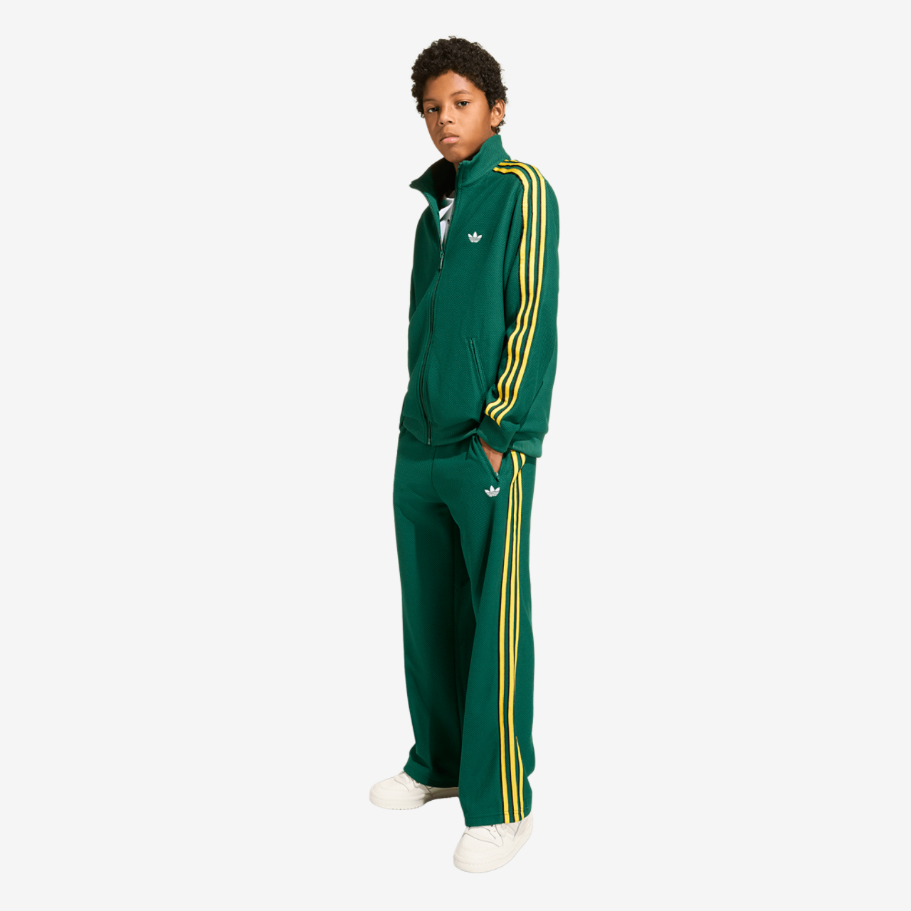 adidas Originals Firebird Loose Double Knit Track Top Image 5 of 6. Tap to open photo gallery.