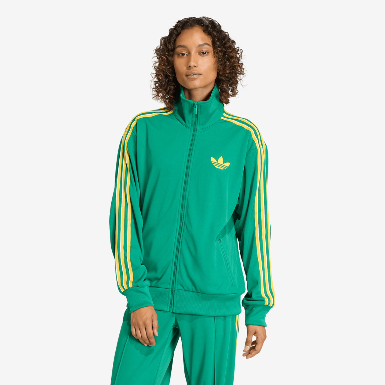 adidas Originals adicolor Loose Firebird Track Top Image 1 of 6. Tap to open photo gallery.