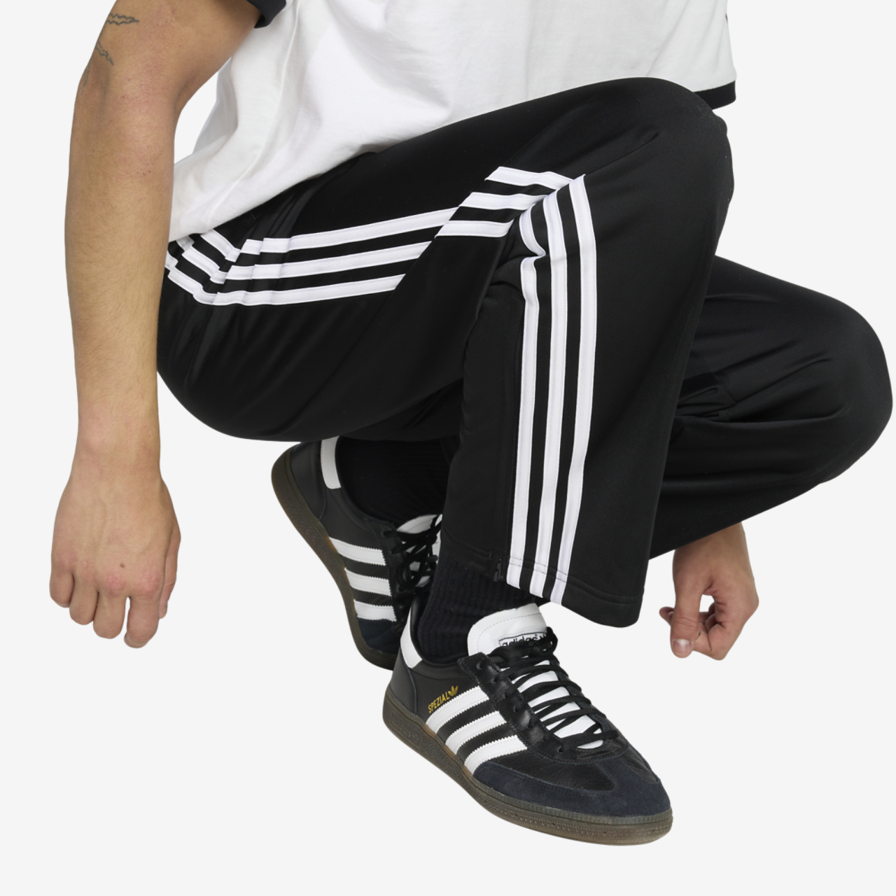 adidas Firebird Track Pants Image 4 of 5. Tap to open photo gallery.