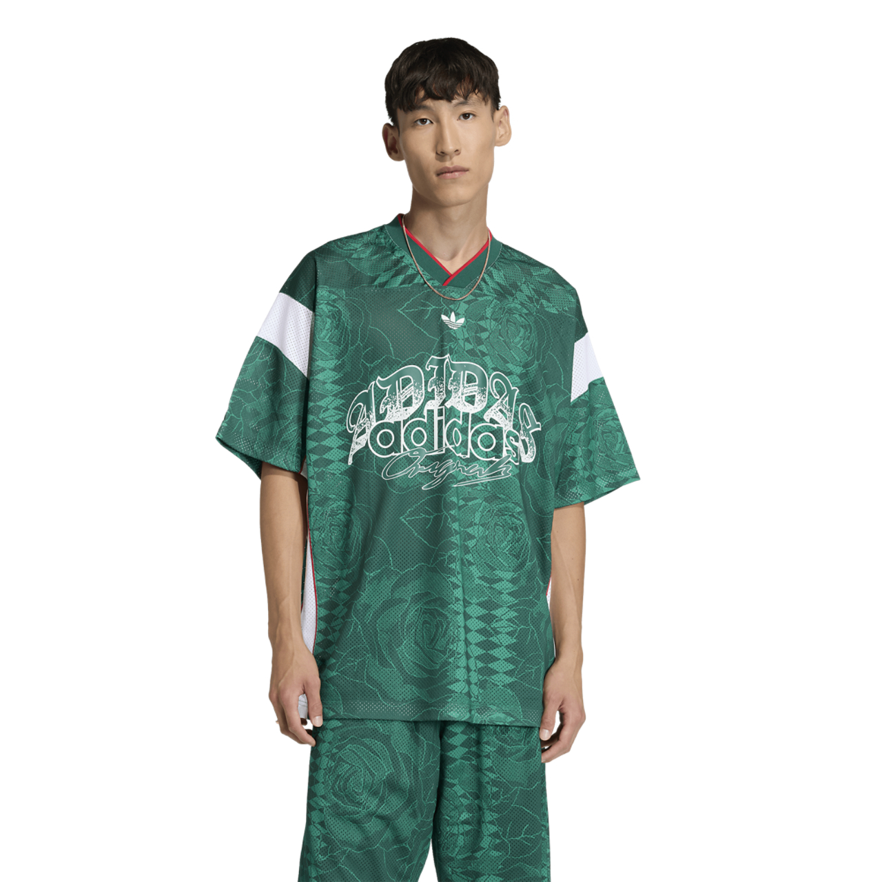 adidas Originals Roses Jersey Image 1 of 6. Tap to open photo gallery.