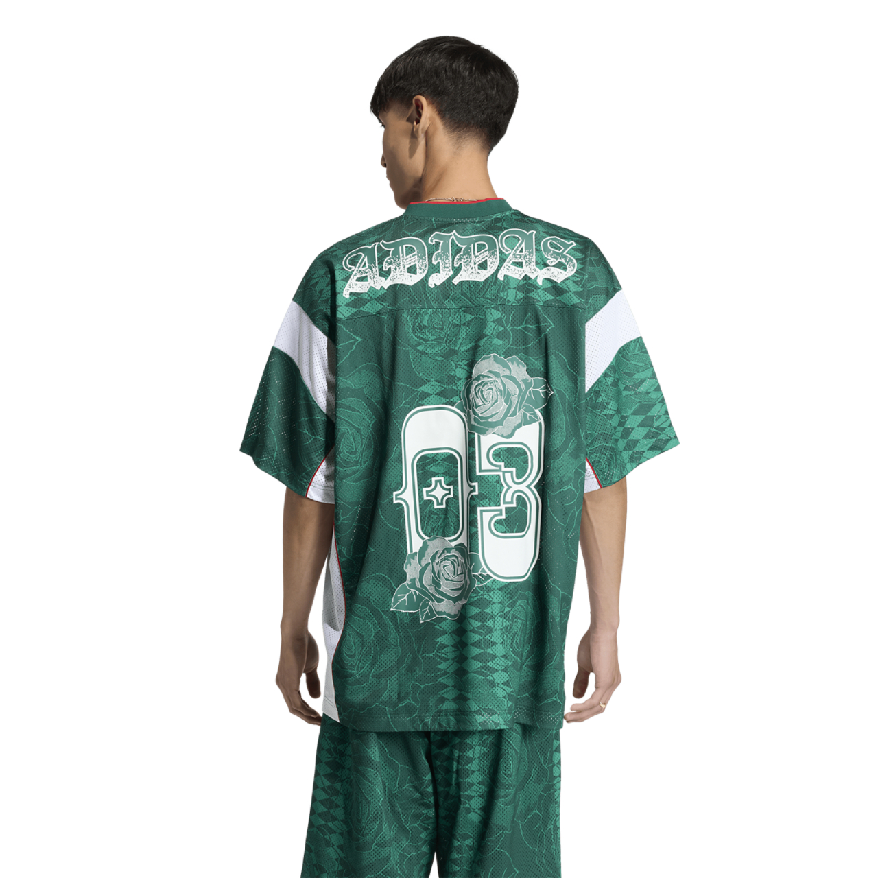 adidas Originals Roses Jersey Image 2 of 6. Tap to open photo gallery.