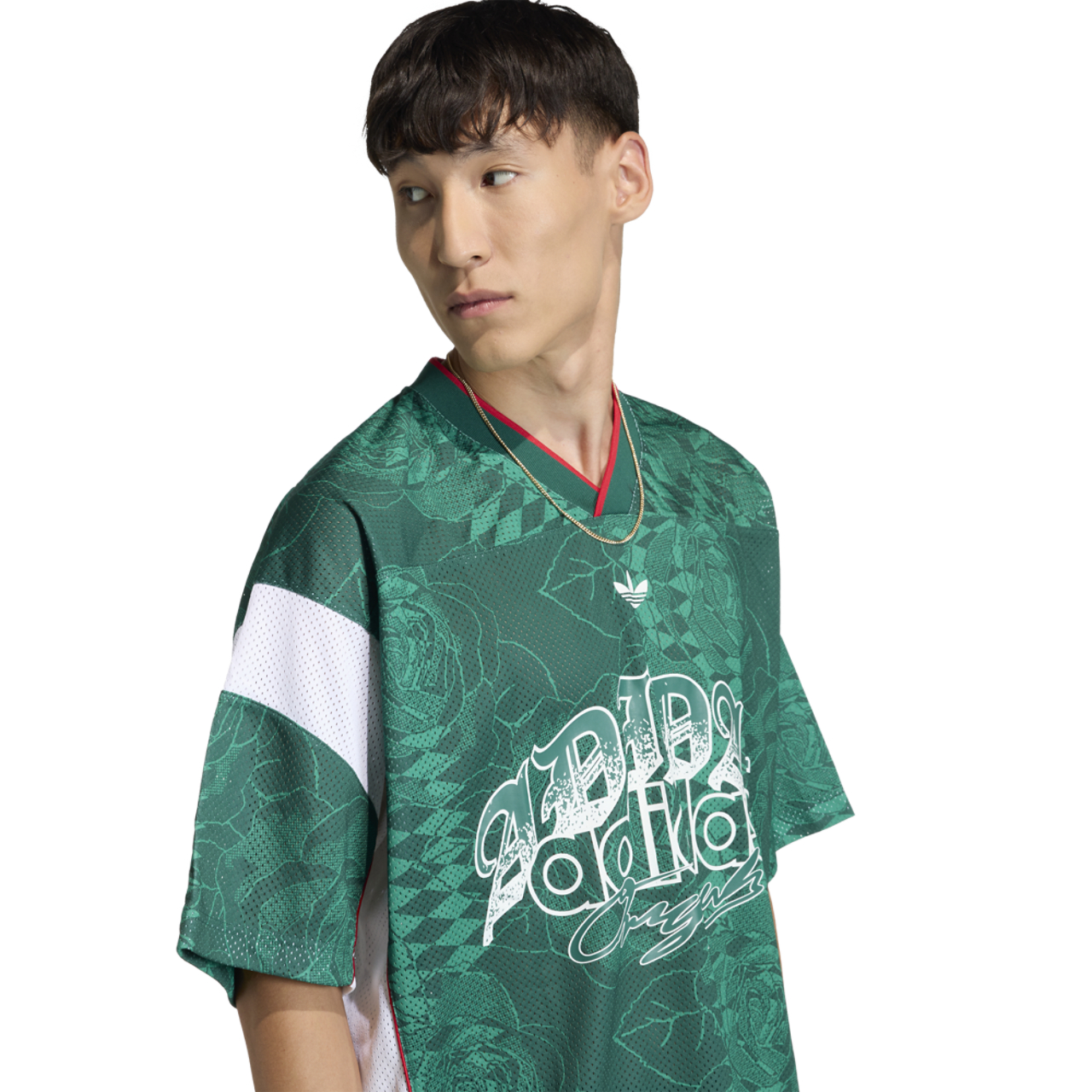 adidas Originals Roses Jersey Image 3 of 6. Tap to open photo gallery.