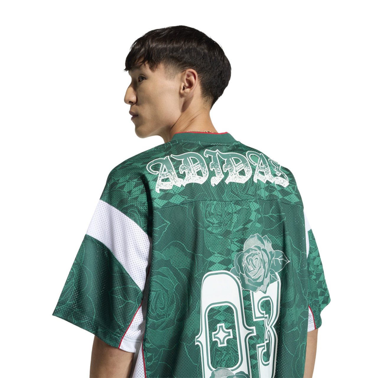 adidas Originals Roses Jersey Image 4 of 6. Tap to open photo gallery.