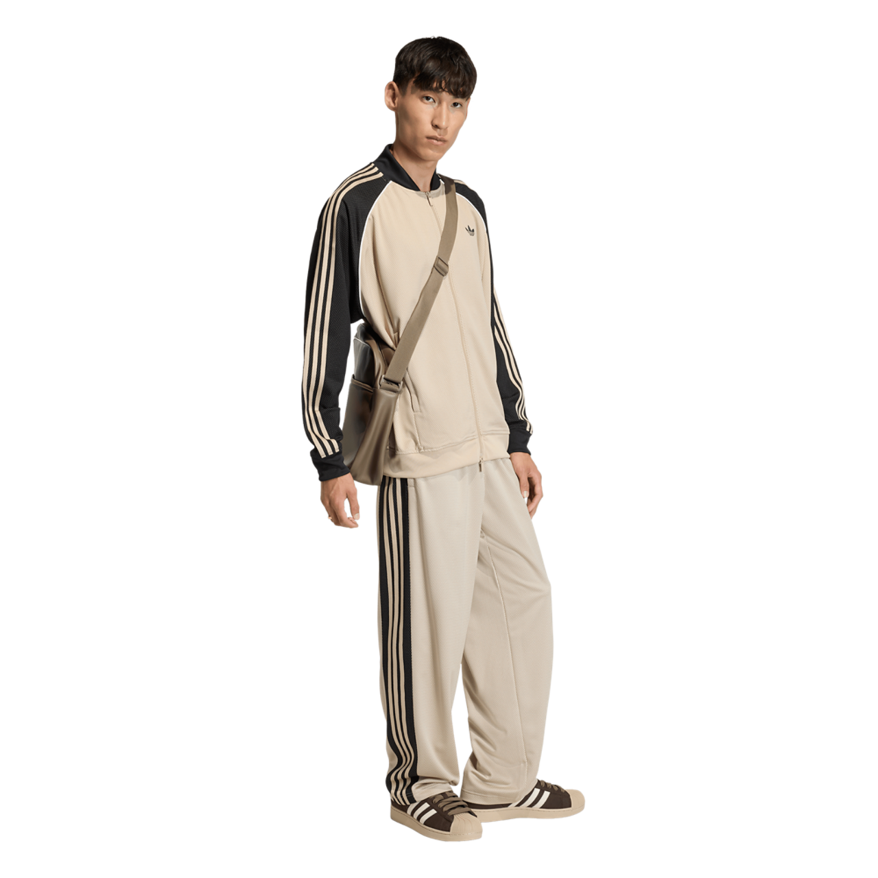 adidas Originals Superstar Loose Mesh Track Top Image 5 of 6. Tap to open photo gallery.
