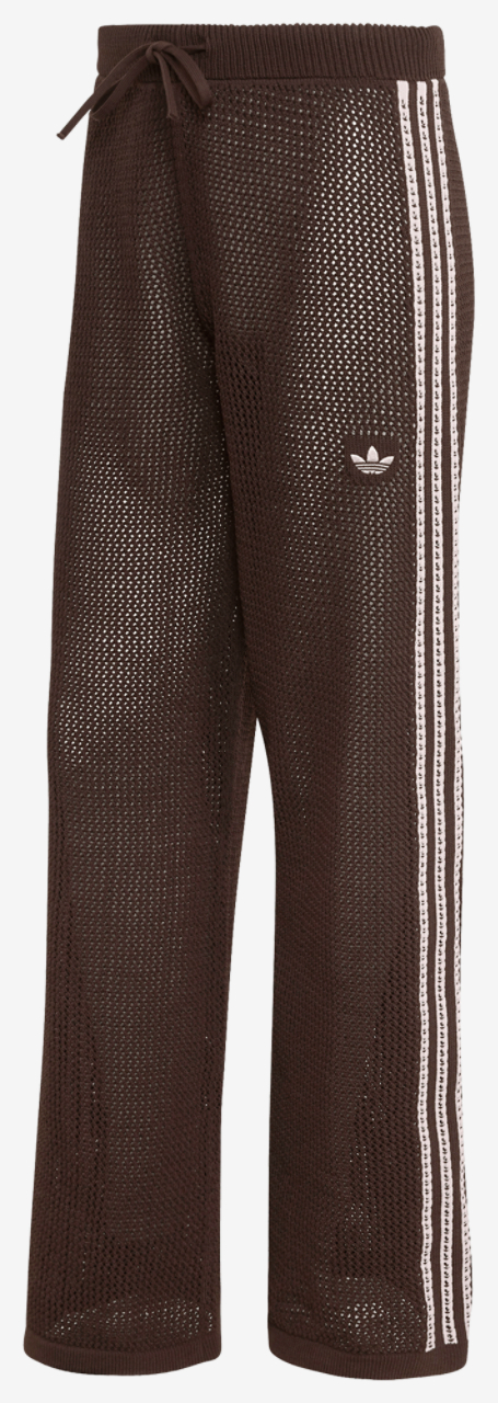 adidas Originals Knitted Crochet Firebird Track Pants Image 6 of 6. Tap to open photo gallery.