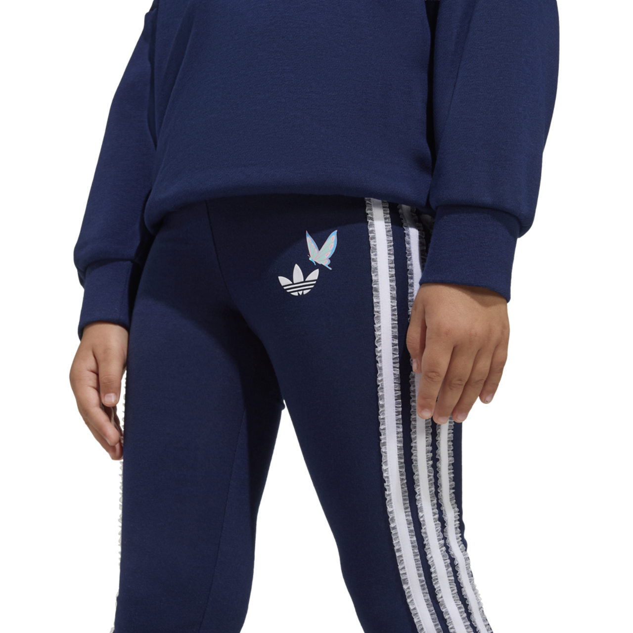 adidas Originals Alice Fleece Flare Set Image 5 of 8. Tap to open photo gallery.