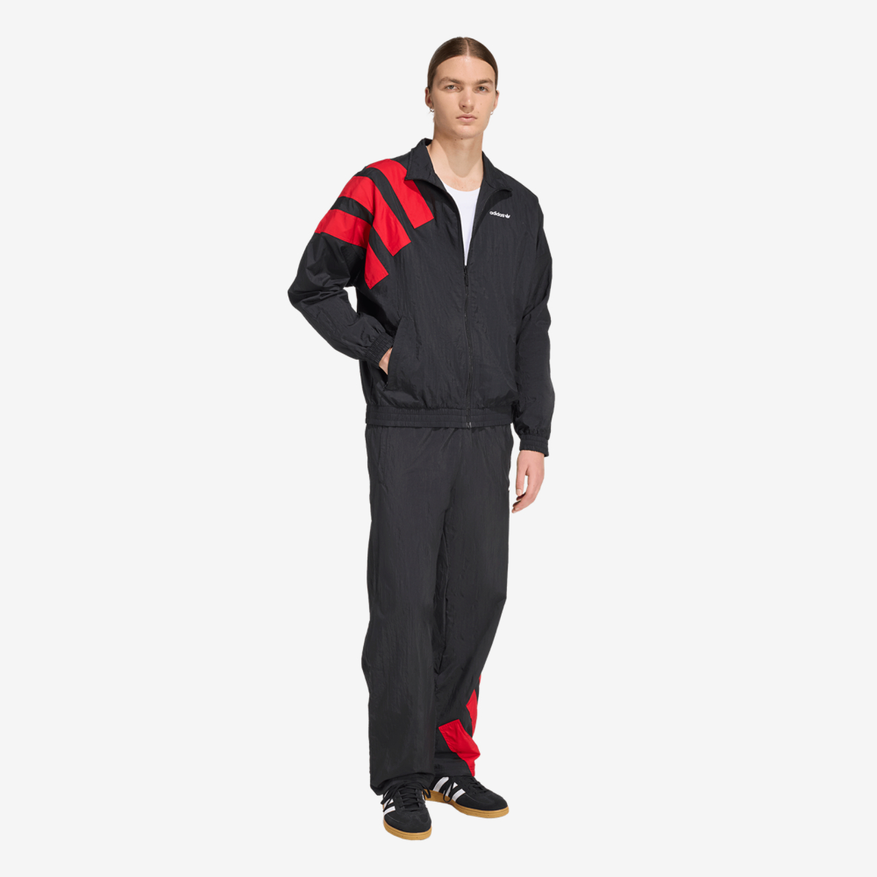 adidas Originals adicolor Blocked Track Pants Image 5 of 6. Tap to open photo gallery.