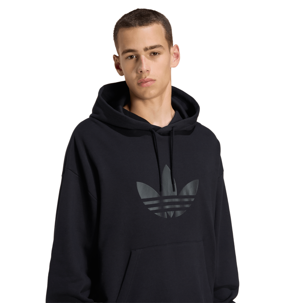 adidas Originals adicolor Trefoil Hoodie Image 3 of 6. Tap to open photo gallery.