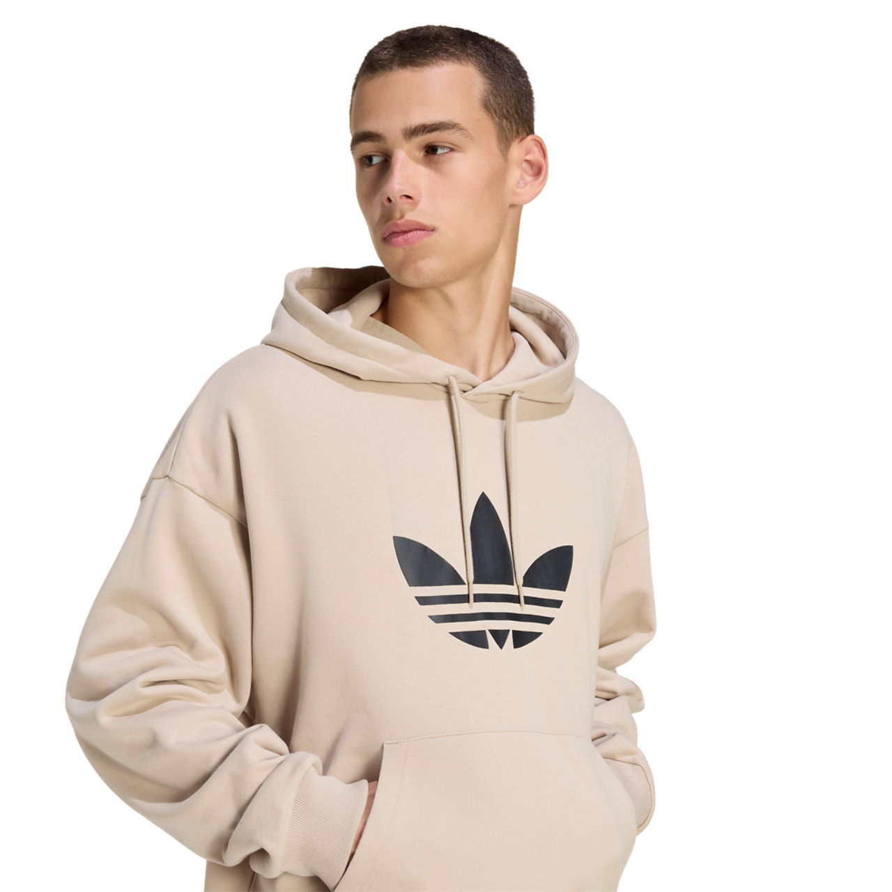 adidas Originals adicolor Trefoil Hoodie Image 3 of 6. Tap to open photo gallery.
