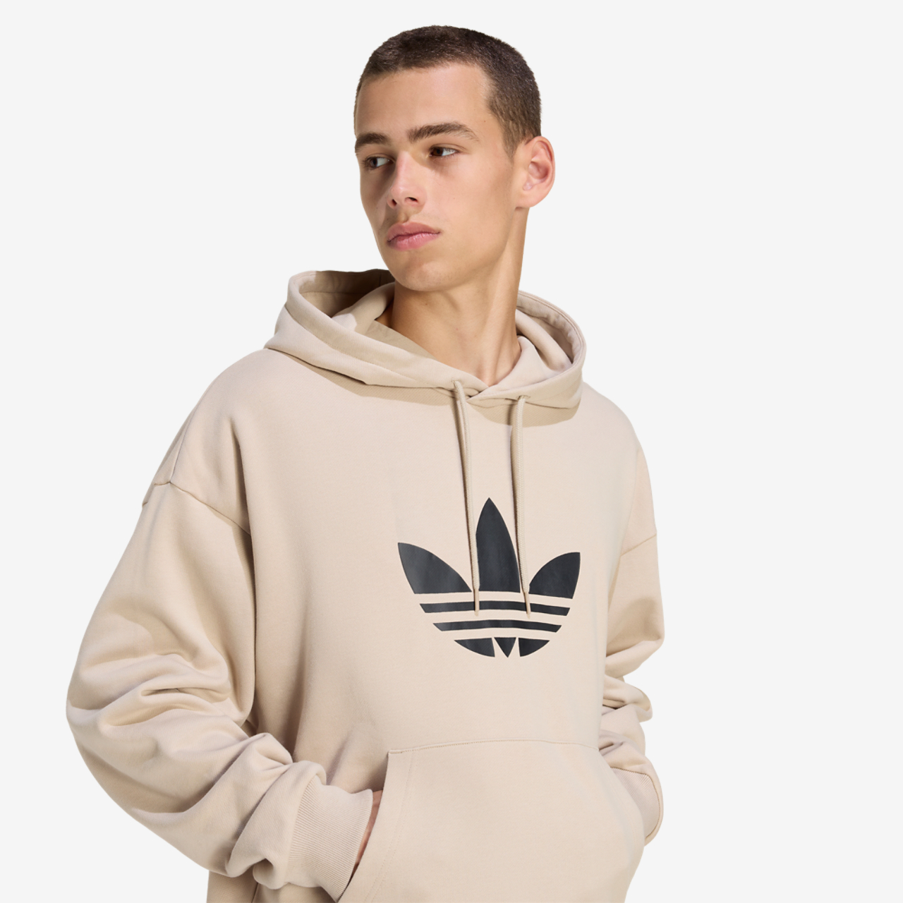 adidas Originals adicolor Trefoil Hoodie Image 3 of 6. Tap to open photo gallery.