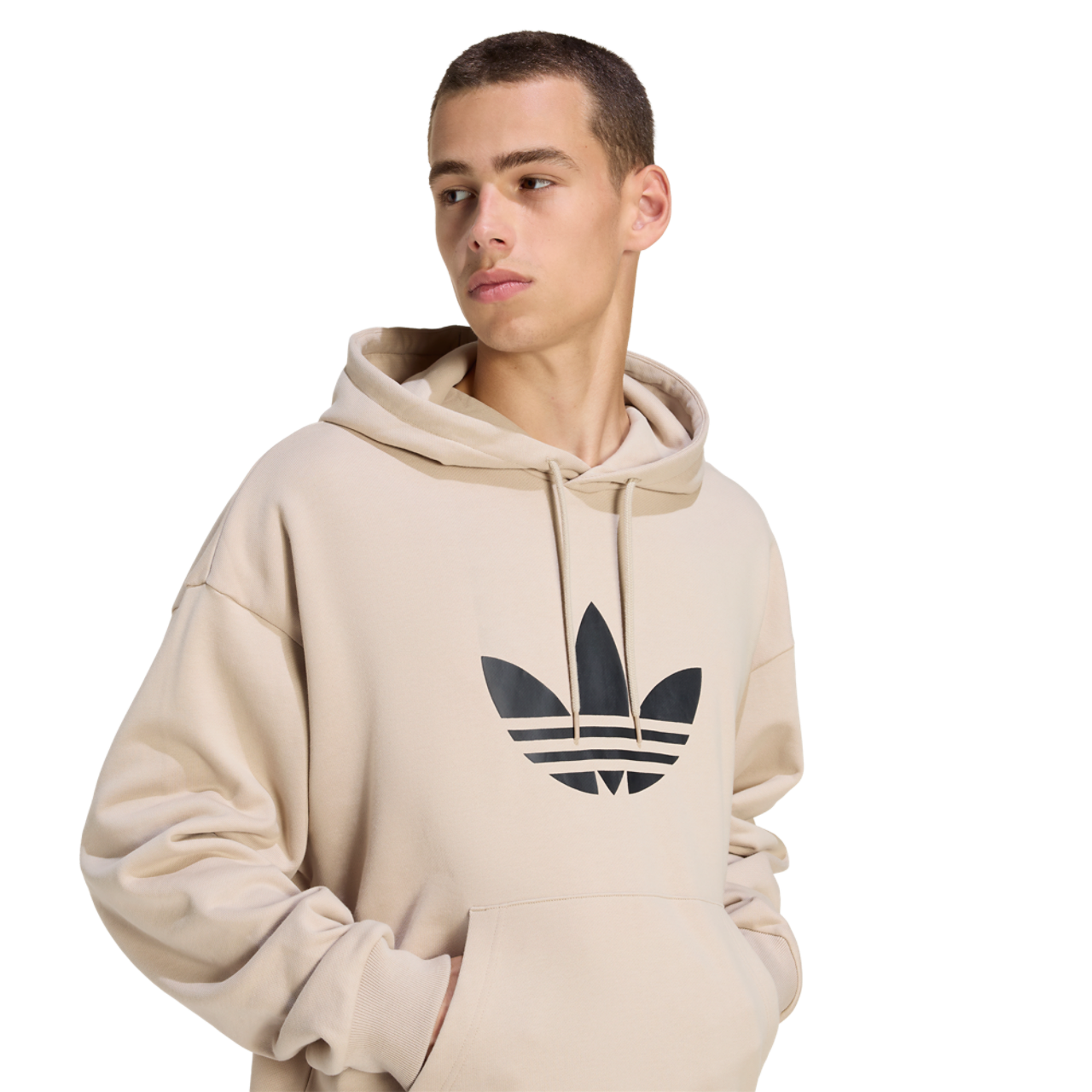 adidas Originals adicolor Trefoil Hoodie Image 3 of 6. Tap to open photo gallery.