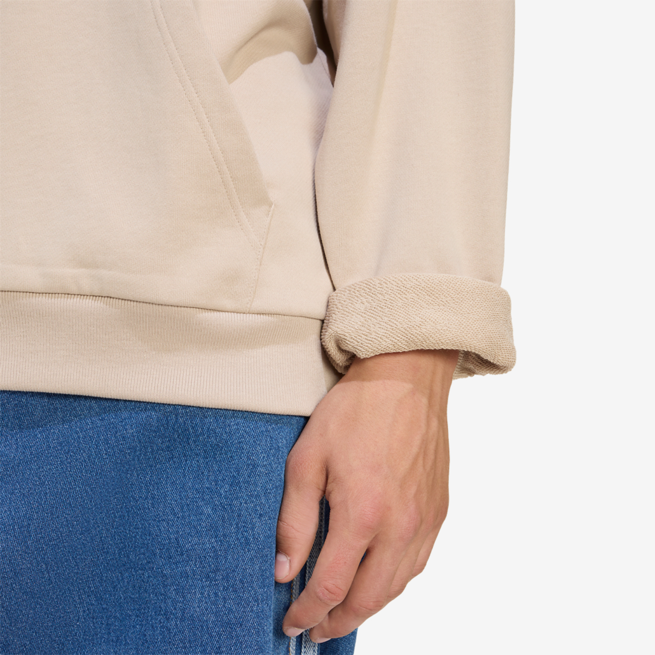 adidas Originals adicolor Trefoil Hoodie Image 4 of 6. Tap to open photo gallery.