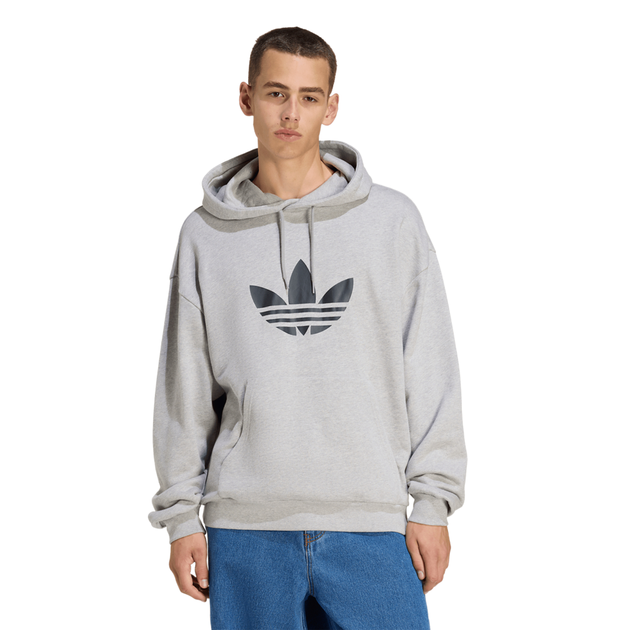adidas Originals adicolor Trefoil Hoodie Image 1 of 6. Tap to open photo gallery.