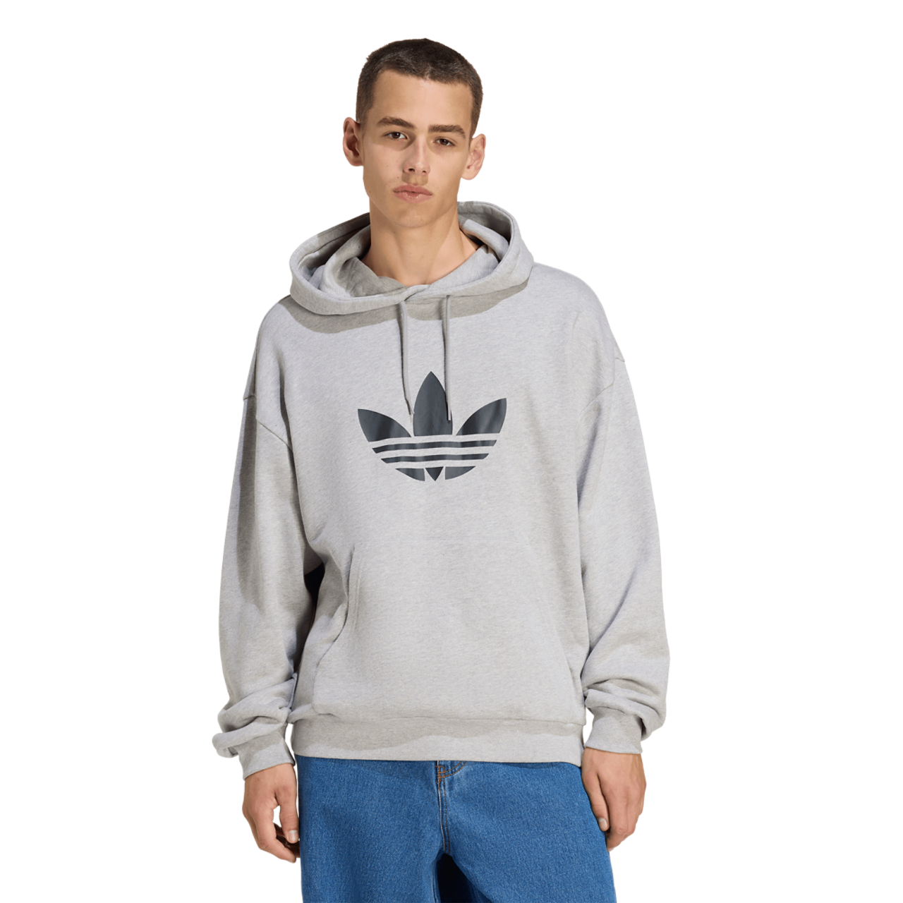 adidas Originals adicolor Trefoil Hoodie Image 1 of 6. Tap to open photo gallery.