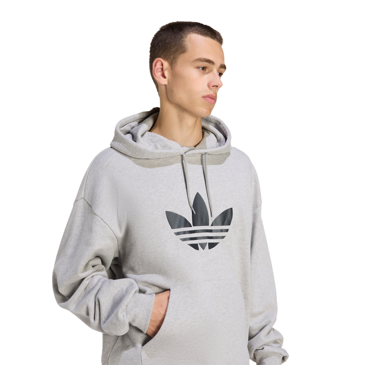 adidas Originals adicolor Trefoil Hoodie Image 3 of 6. Tap to open photo gallery.