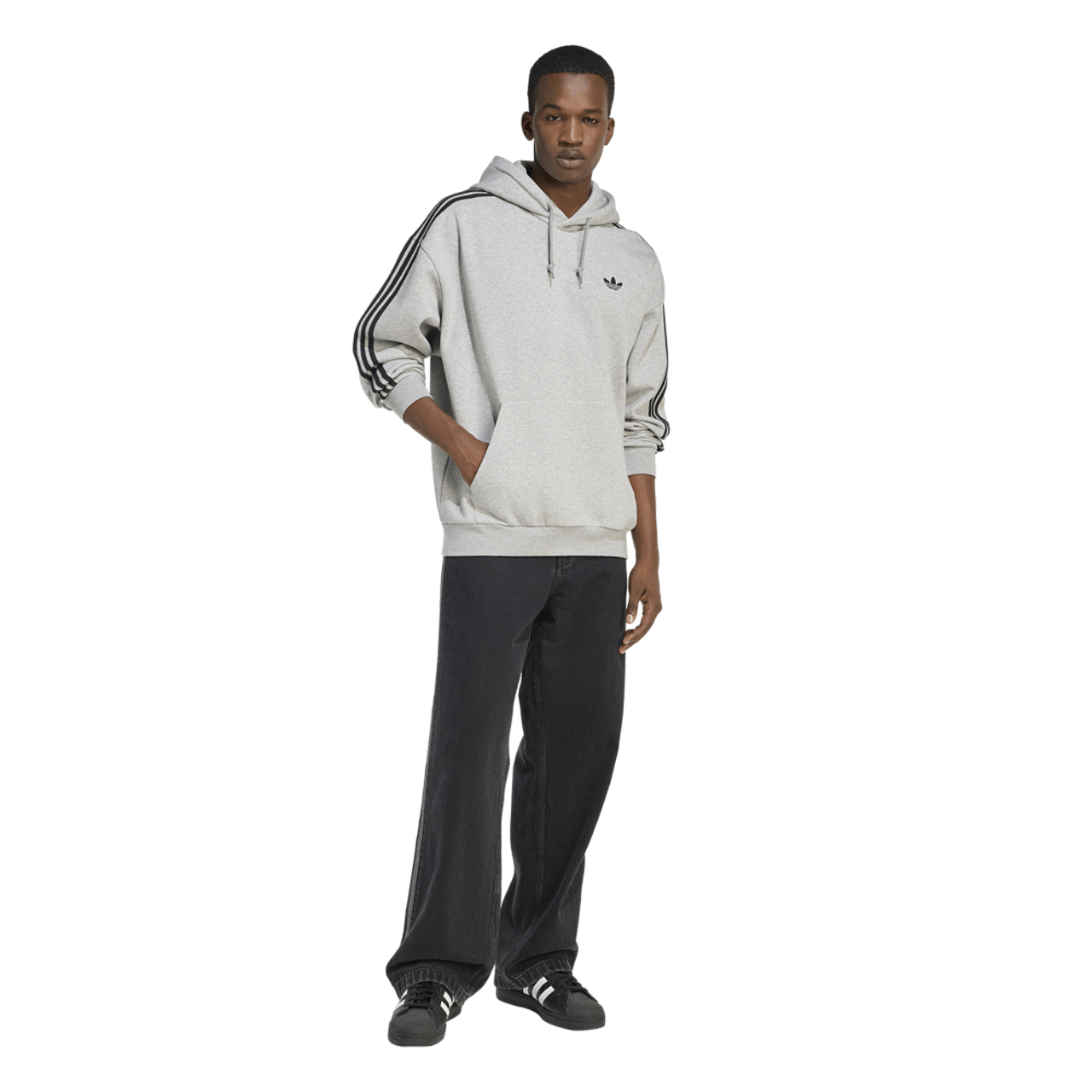 adidas Adicolor Classics 3-Stripes Hoodie Image 5 of 6. Tap to open photo gallery.