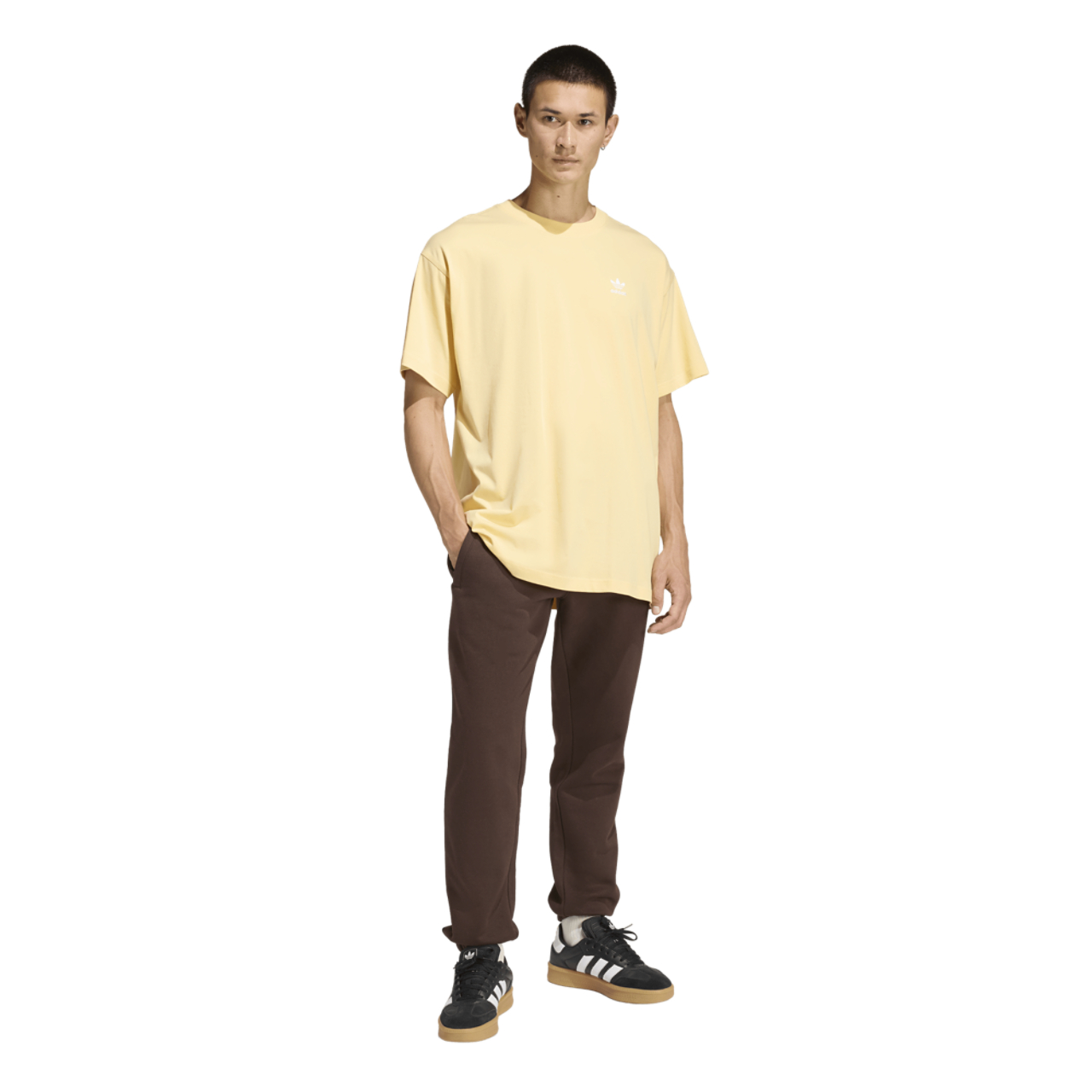 adidas Originals Trefoil Essentials Lifestyle Pants Image 3 of 6. Tap to open photo gallery.