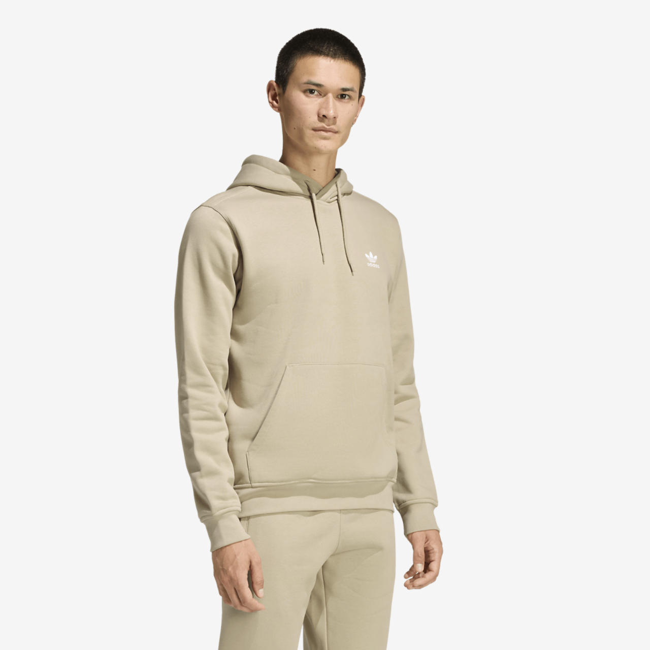adidas Originals Trefoil Essentials Lifestyle Hoodie Image 1 of 6. Tap to open photo gallery.