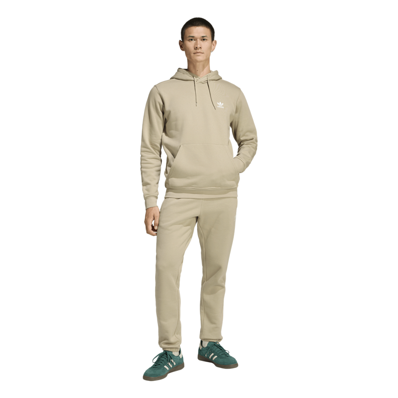 adidas Originals Trefoil Essentials Lifestyle Hoodie Image 3 of 6. Tap to open photo gallery.