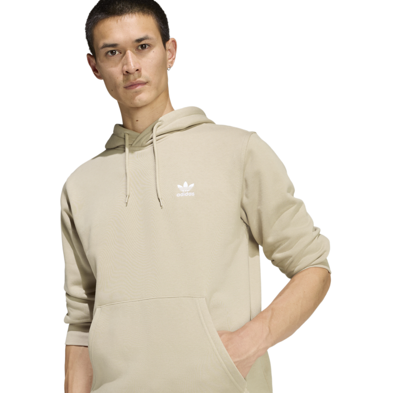 adidas Originals Trefoil Essentials Lifestyle Hoodie Image 4 of 6. Tap to open photo gallery.