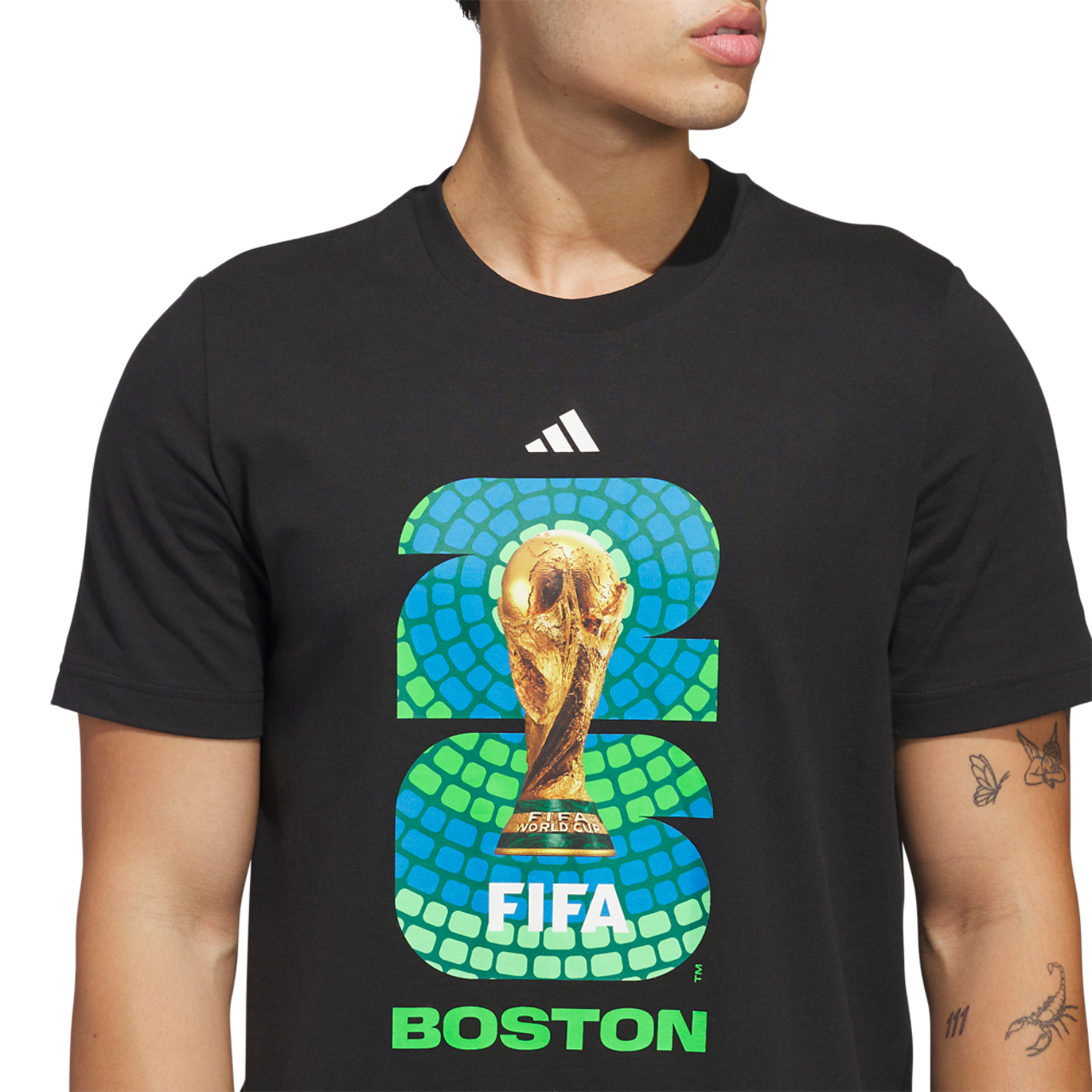 adidas Host City T-Shirt Image 3 of 6. Tap to open photo gallery.