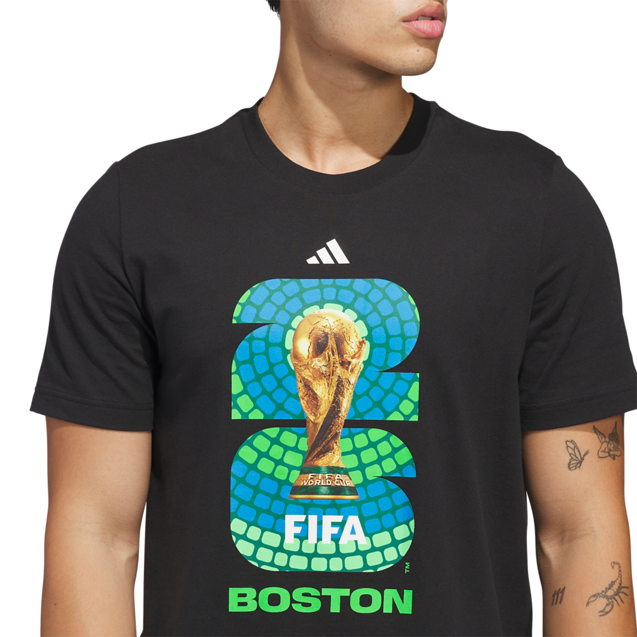 adidas Host City T-Shirt Image 3 of 6. Tap to open photo gallery.