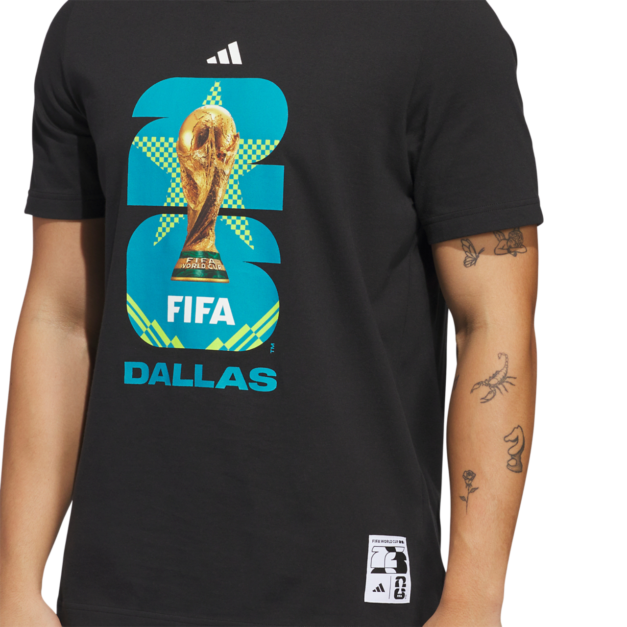 adidas Host City T-Shirt Image 3 of 6. Tap to open photo gallery.