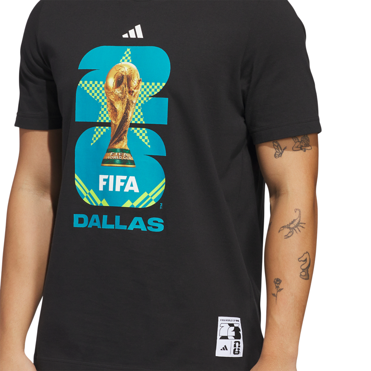 adidas Host City T-Shirt Image 3 of 6. Tap to open photo gallery.