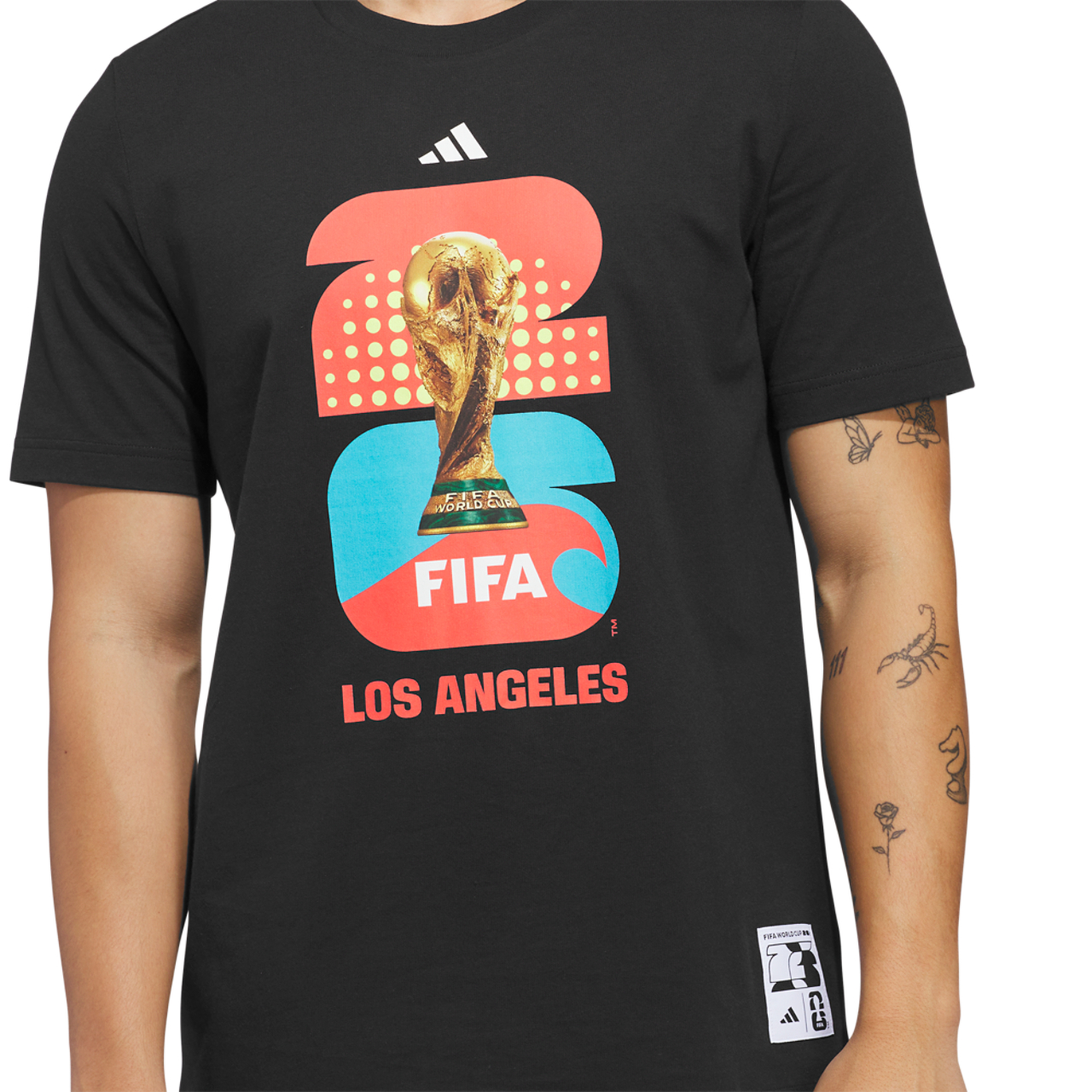 adidas Host City T-Shirt Image 4 of 6. Tap to open photo gallery.