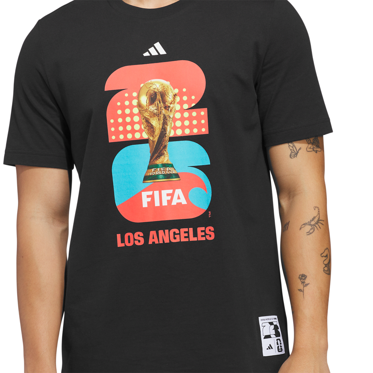 adidas Host City T-Shirt Image 4 of 6. Tap to open photo gallery.