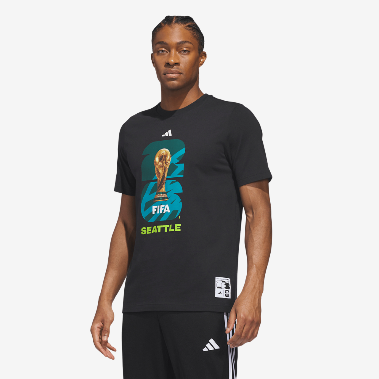 adidas Host City T-Shirt Image 1 of 6. Tap to open photo gallery.
