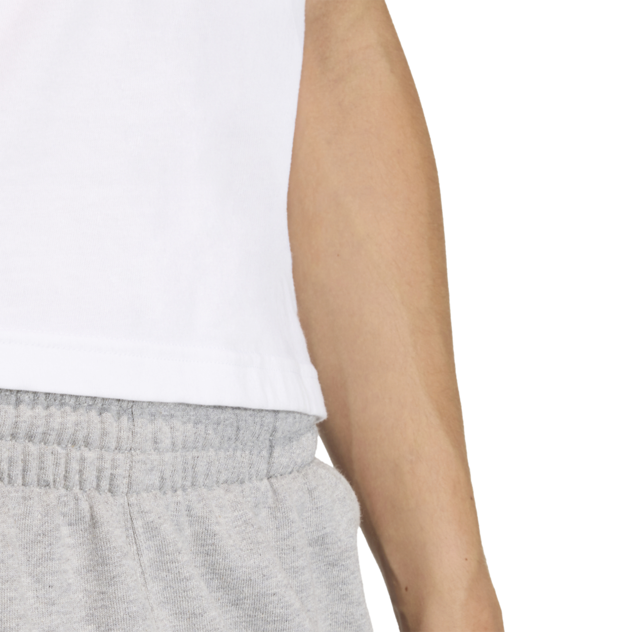 adidas Originals Trefoil Essentials Fleece 7" Shorts Image 5 of 6. Tap to open photo gallery.