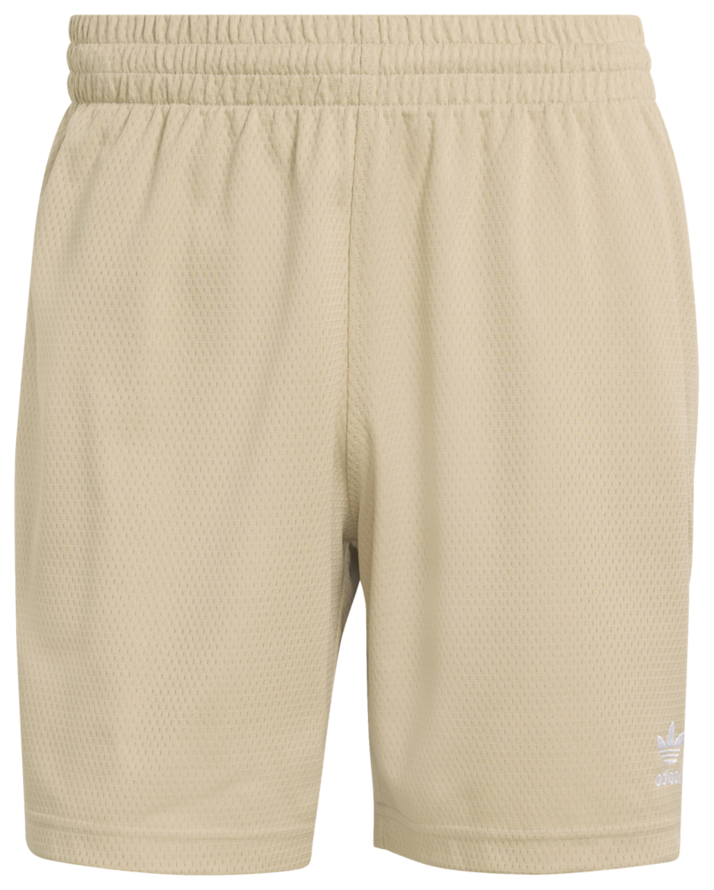 adidas Originals Trefoil Essentials Mesh 9" Shorts Image 6 of 6. Tap to open photo gallery.