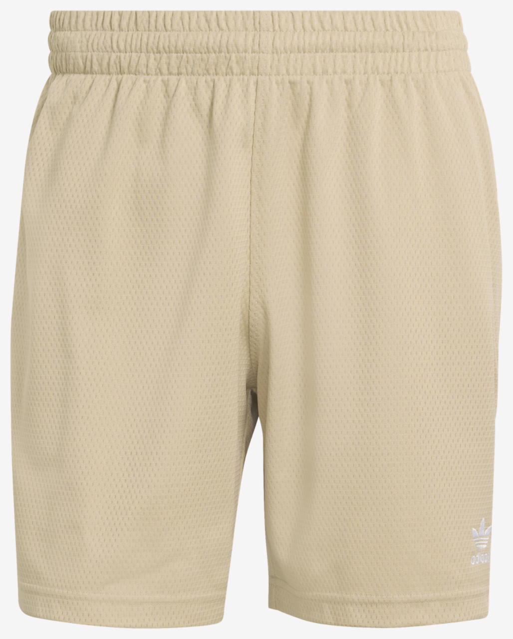 adidas Originals Trefoil Essentials Mesh 9" Shorts Image 6 of 6. Tap to open photo gallery.