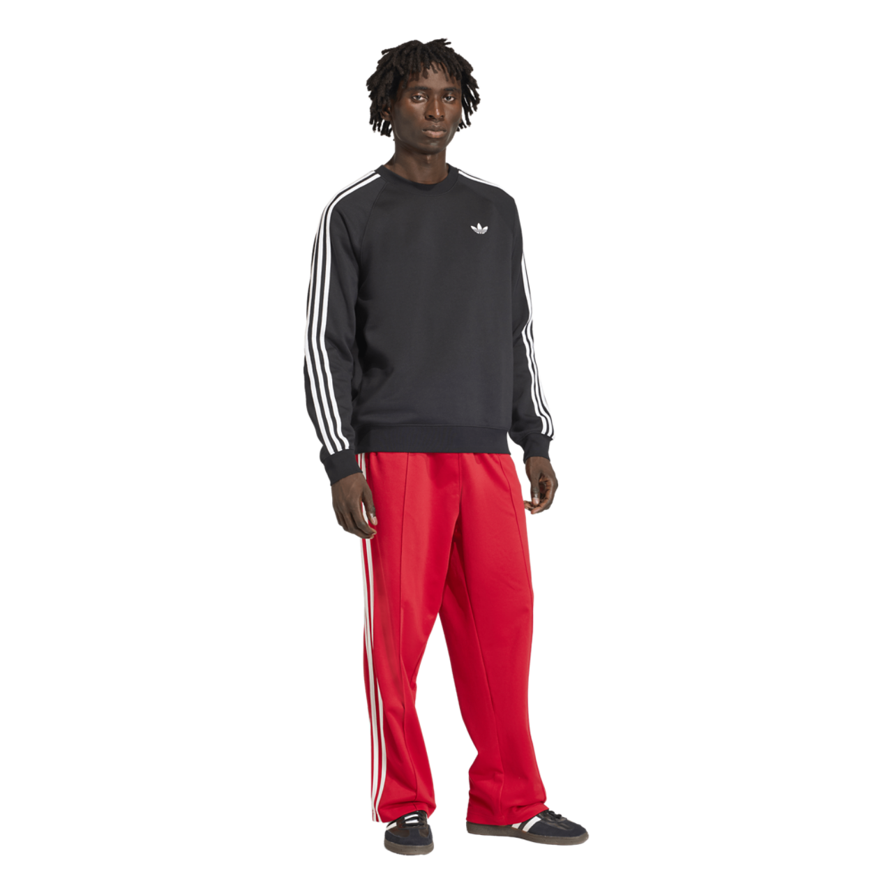 adidas Baggy Track Pants Image 3 of 6. Tap to open photo gallery.