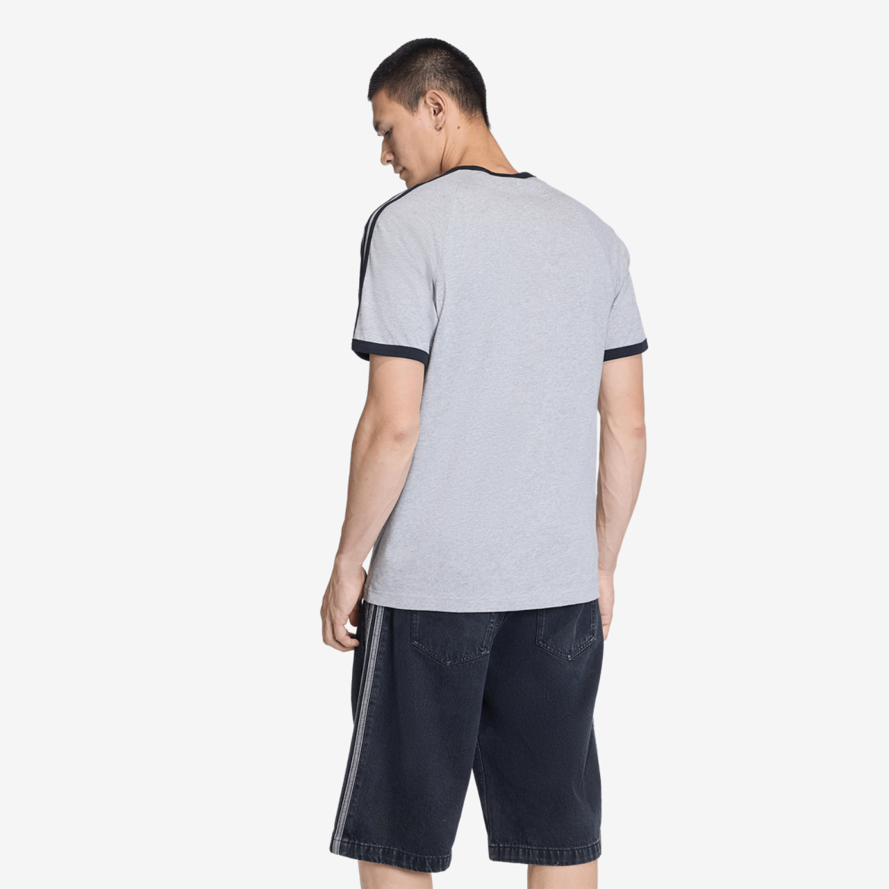 adidas 3-Stripes T-Shirt Image 2 of 6. Tap to open photo gallery.