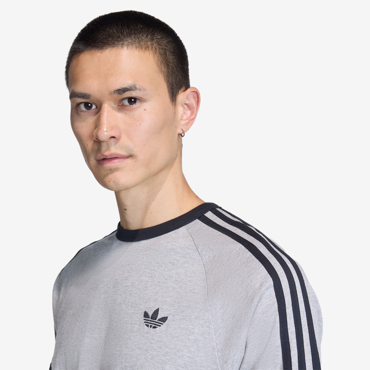 adidas 3-Stripes T-Shirt Image 3 of 6. Tap to open photo gallery.