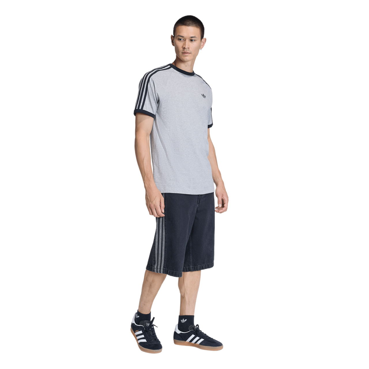 adidas 3-Stripes T-Shirt Image 5 of 6. Tap to open photo gallery.