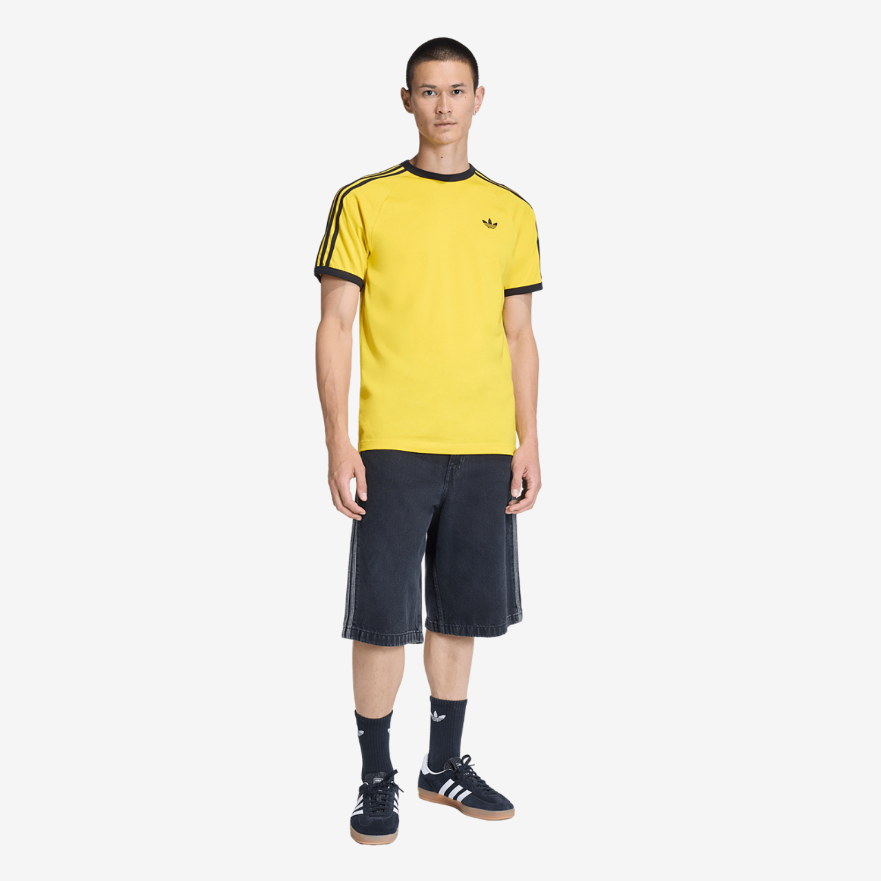 adidas 3-Stripes T-Shirt Image 5 of 6. Tap to open photo gallery.