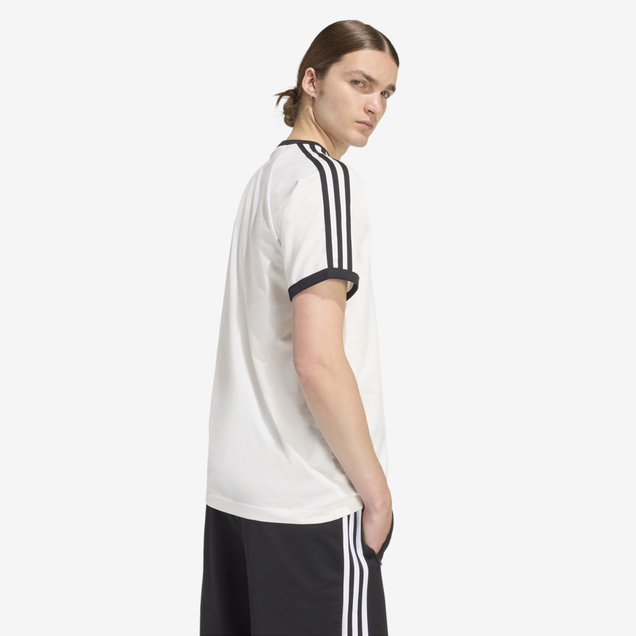 adidas 3-Stripes T-Shirt Image 4 of 5. Tap to open photo gallery.