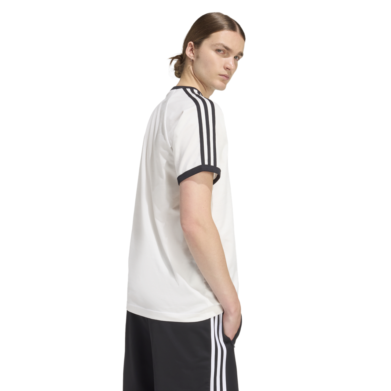 adidas 3-Stripes T-Shirt Image 4 of 5. Tap to open photo gallery.