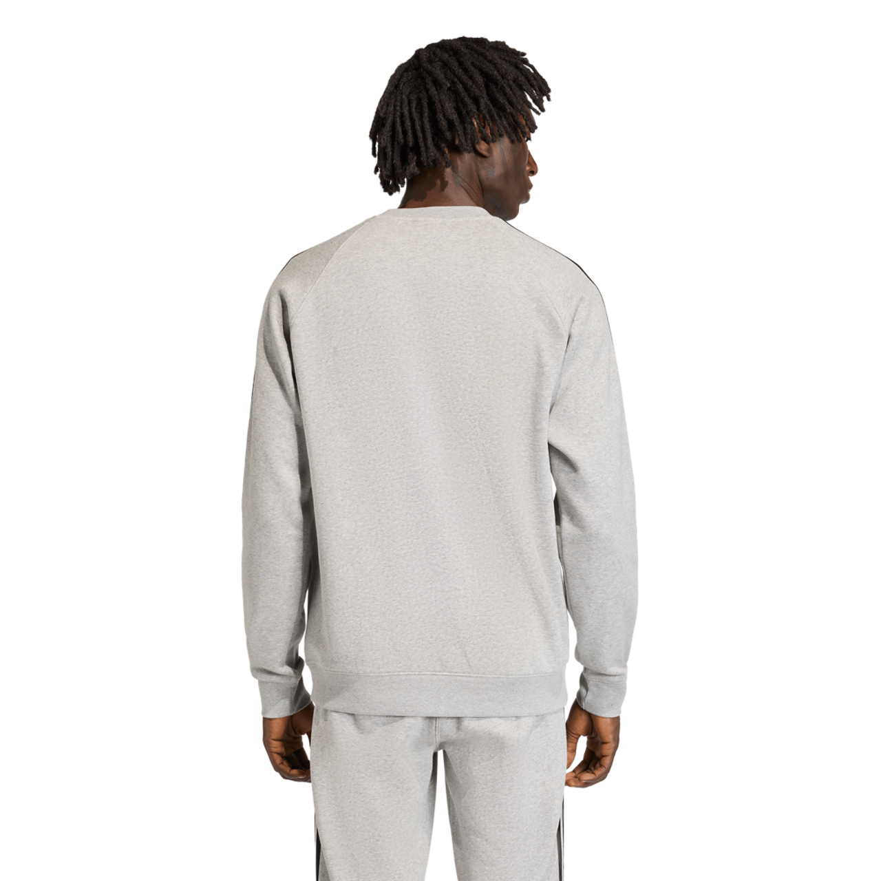 adidas Originals 3-Stripes Crew Image 2 of 6. Tap to open photo gallery.