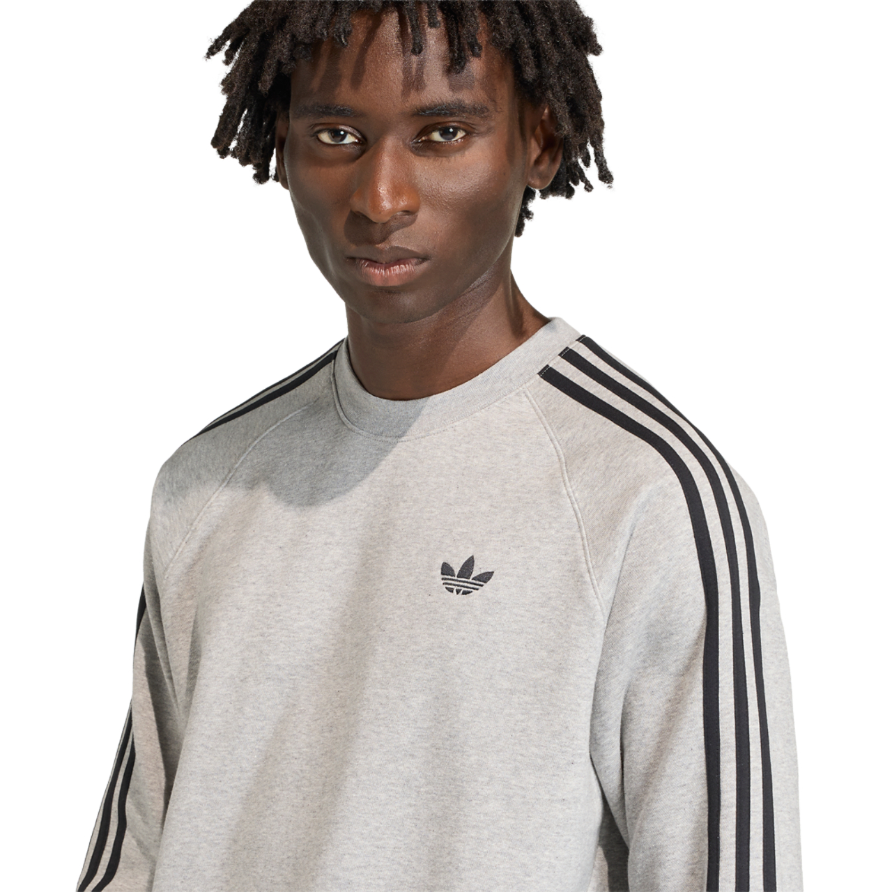 adidas Originals 3-Stripes Crew Image 4 of 6. Tap to open photo gallery.