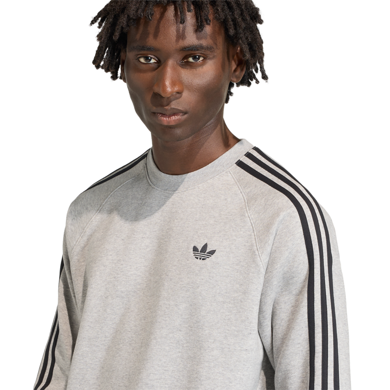 adidas Originals 3-Stripes Crew Image 4 of 6. Tap to open photo gallery.